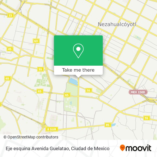 Mapa de Eje esquina Avenida Guelatao