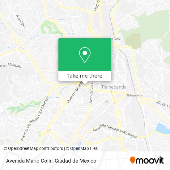 Avenida Mario Colín map