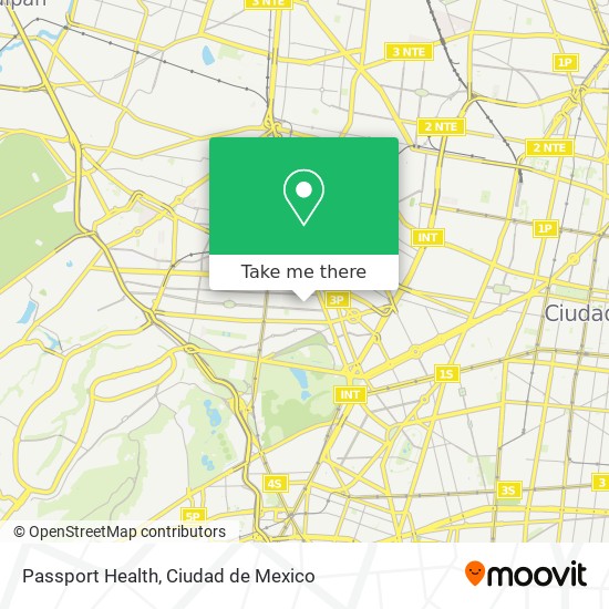 Passport Health map