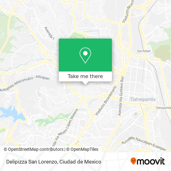 Mapa de Delipizza San Lorenzo