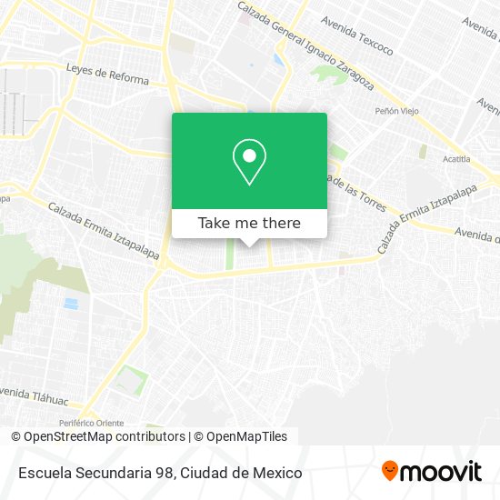 Mapa de Escuela Secundaria 98