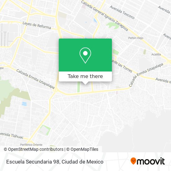 Escuela Secundaria 98 map