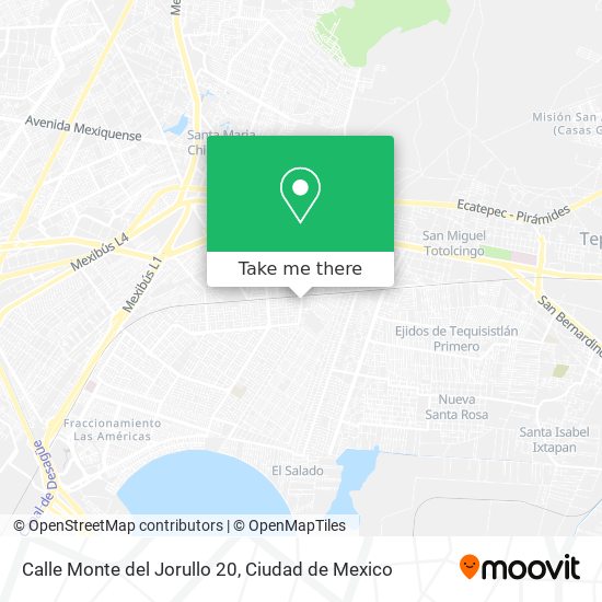 Calle Monte del Jorullo 20 map
