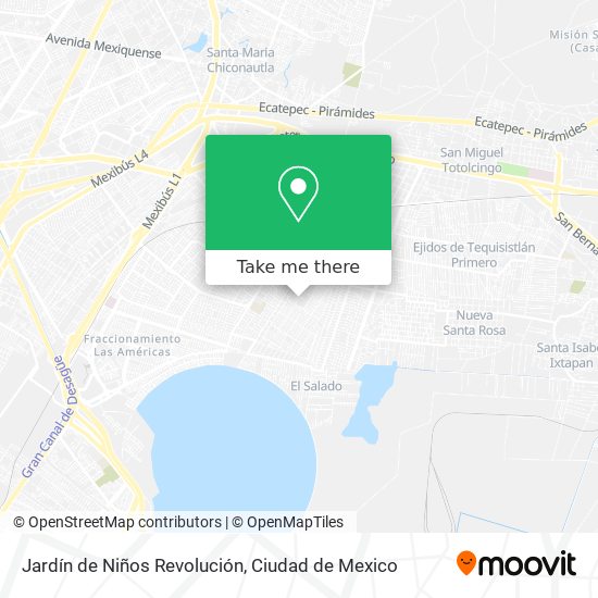 Mapa de Jardín de Niños Revolución