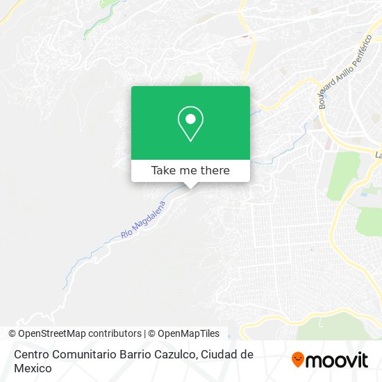 Centro Comunitario Barrio Cazulco map