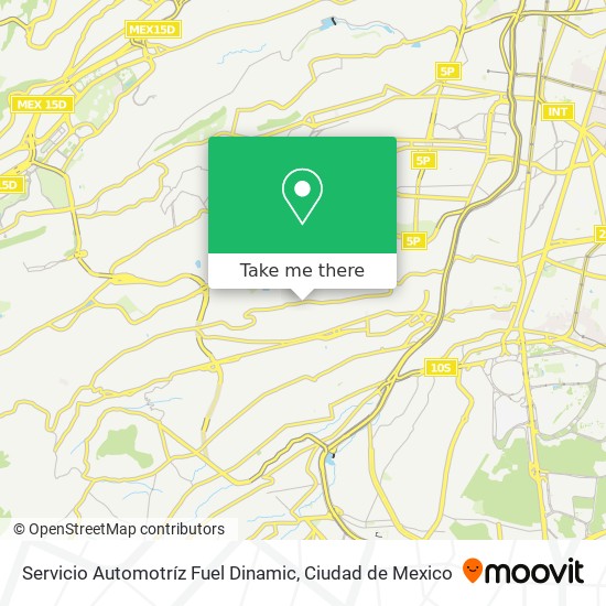 Servicio Automotríz Fuel Dinamic map