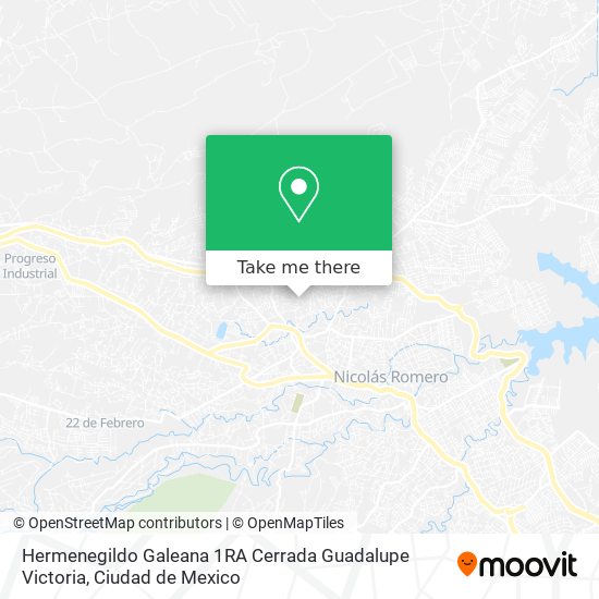 Mapa de Hermenegildo Galeana 1RA Cerrada Guadalupe Victoria