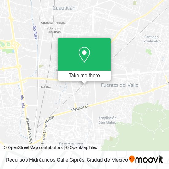Recursos Hidráulicos Calle Ciprés map