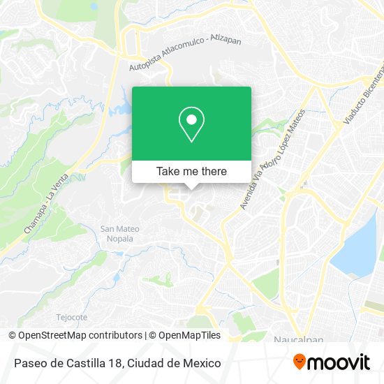Paseo de Castilla 18 map