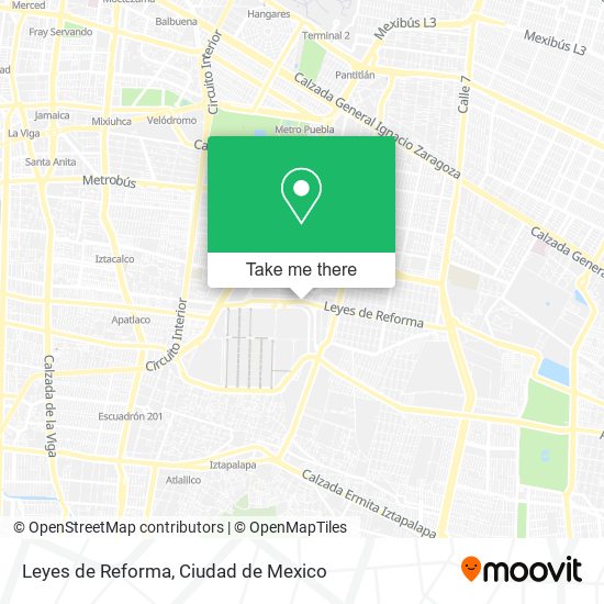 Leyes de Reforma map