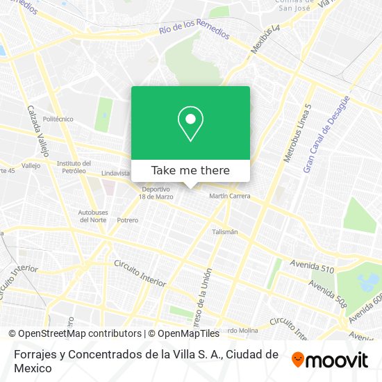 Forrajes y Concentrados de la Villa S. A. map