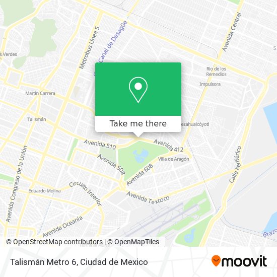 Talismán Metro 6 map