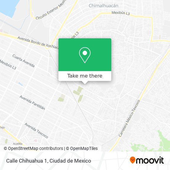 Calle Chihuahua 1 map