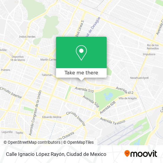 Calle Ignacio López Rayón map