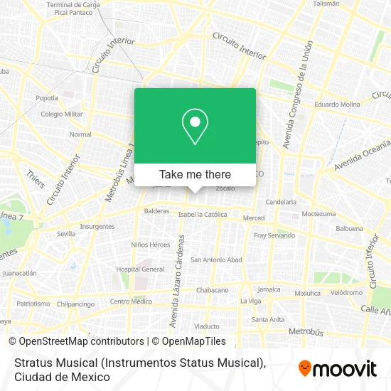 Mapa de Stratus Musical (Instrumentos Status Musical)