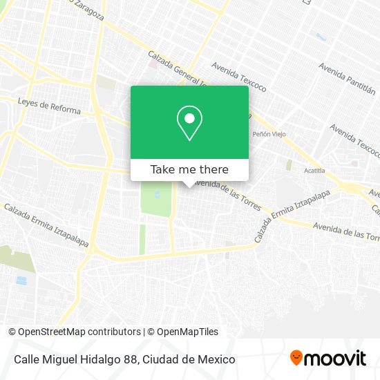 Mapa de Calle Miguel Hidalgo 88