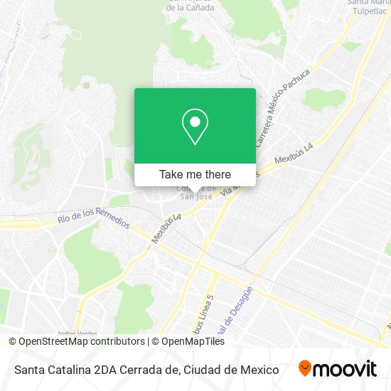 Mapa de Santa Catalina 2DA Cerrada de