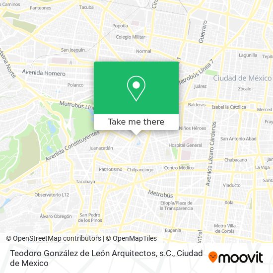 Teodoro González de León Arquitectos, s.C. map