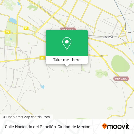 Calle Hacienda del Pabellón map