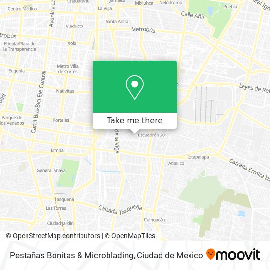 Pestañas Bonitas & Microblading map