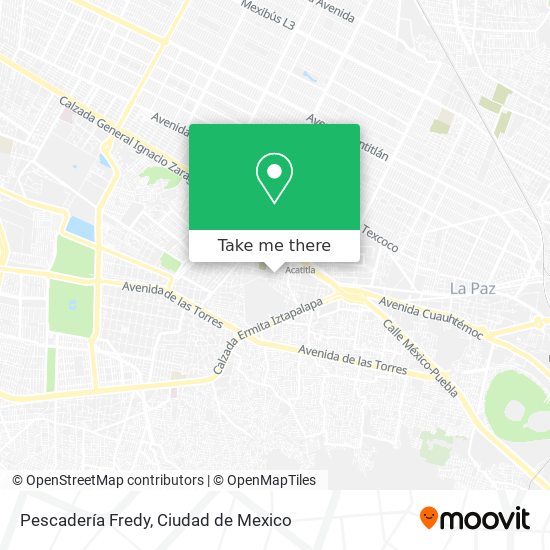 Mapa de Pescadería Fredy