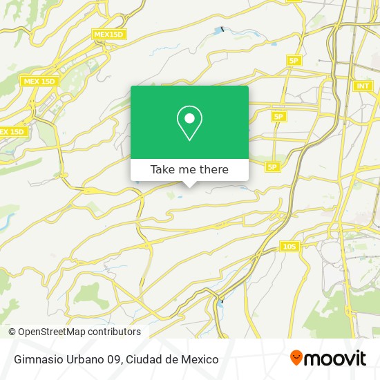 Gimnasio Urbano 09 map