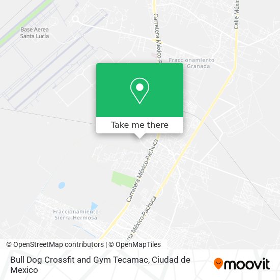 Bull Dog Crossfit and Gym Tecamac map