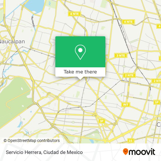 Servicio Herrera map