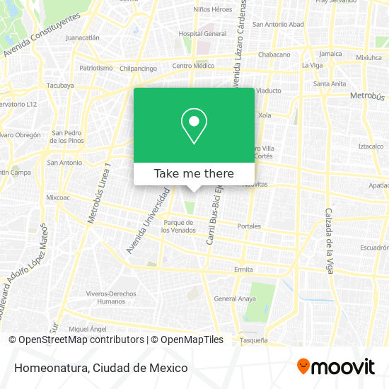 Homeonatura map