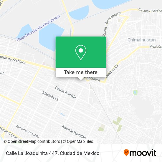 Calle La Joaquinita 447 map