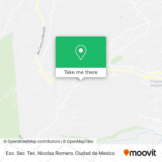 Mapa de Esc. Sec. Tec. Nicolas Romero