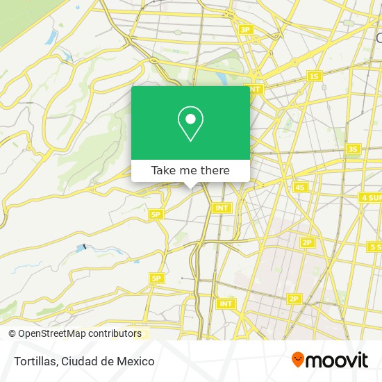 Tortillas map