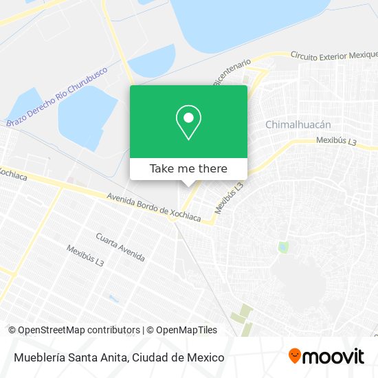 Mapa de Mueblería Santa Anita