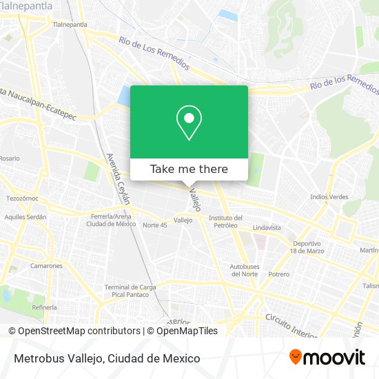 Metrobus Vallejo map