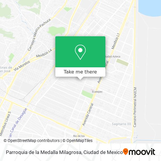 Mapa de Parroquia de la Medalla Milagrosa