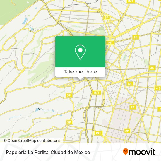 Papelería La Perlita map