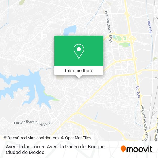 Avenida las Torres Avenida Paseo del Bosque map