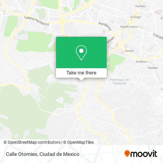 Calle Otomies map