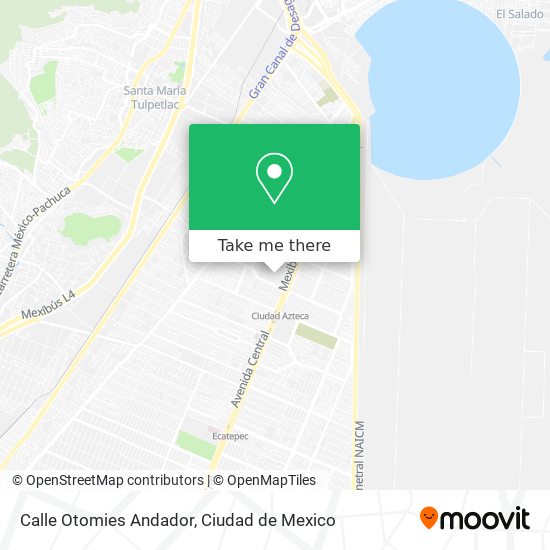 Calle Otomies Andador map