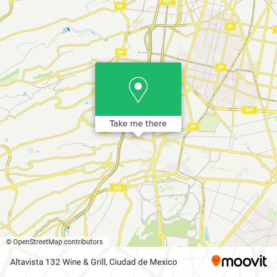 Altavista 132 Wine & Grill map