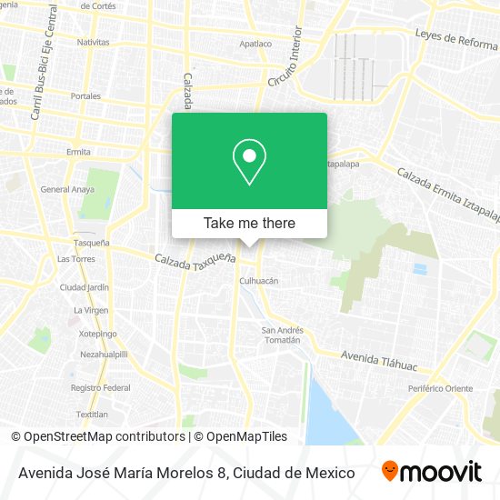 Avenida José María Morelos 8 map