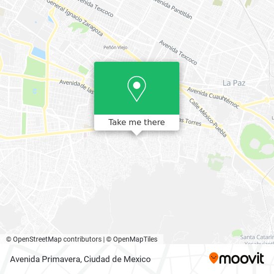 Avenida Primavera map