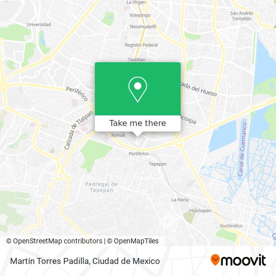 Martín Torres Padilla map