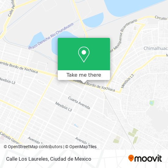 Mapa de Calle Los Laureles