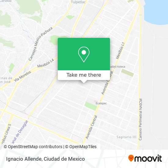 Ignacio Allende map
