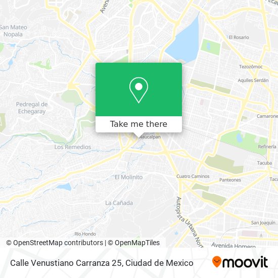 Calle Venustiano Carranza 25 map