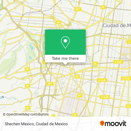 Shechen Mexico map