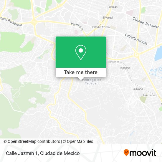 Mapa de Calle Jazmín 1