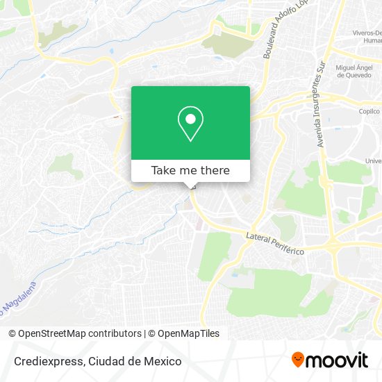 Mapa de Crediexpress