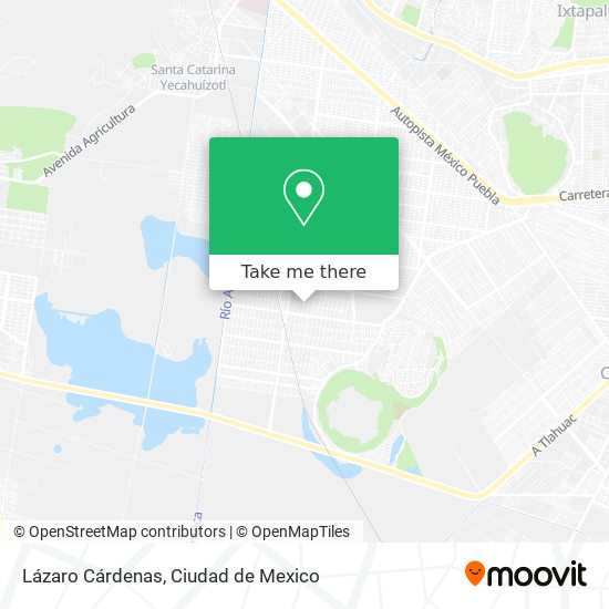 Lázaro Cárdenas map